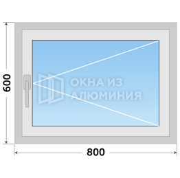 Доступное окно алюминиевое AL-883